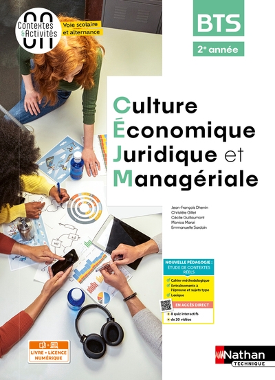 Culture economique, juridique et managériale - bts 2e année - coll. contextes & activités - ed. 2026 - Image principale