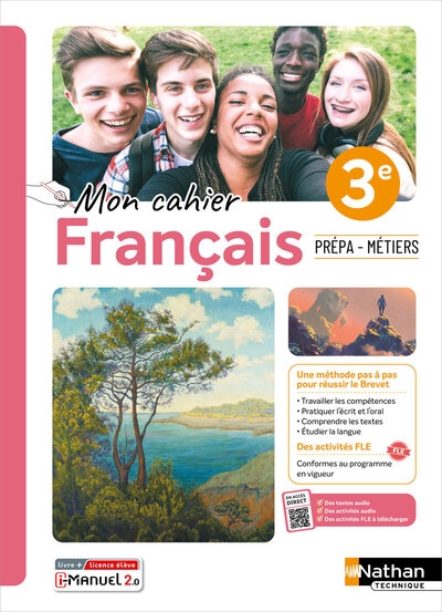 Français 3e prépa-métiers - 2024 - cahier - élève - + imanuel - Image principale