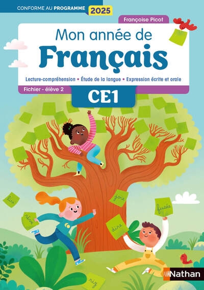 Mon année de francais - ce1 - fichier élève 2 - edition 2025 - Image principale
