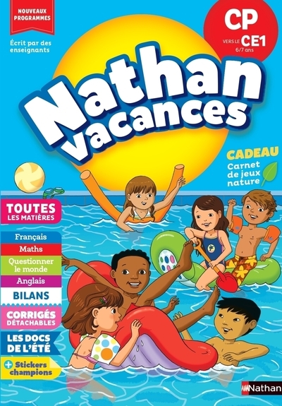 Nathan vacances cp vers le ce1 6/7 ans - Image principale