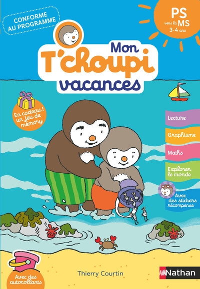 Mon tchoupi vacances ps vers la ms 3-4 ans - Image principale