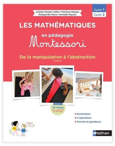 Les mathématiques en pédagogie montessori de la ps à la gs - Image principale