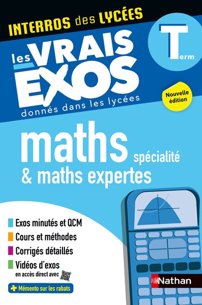 Interros des lycées maths + maths expertes term - les vrais exos - Image principale