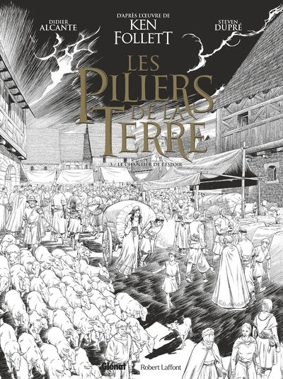 Les piliers de la terre - tome 03 - édition spéciale n&b - Image principale