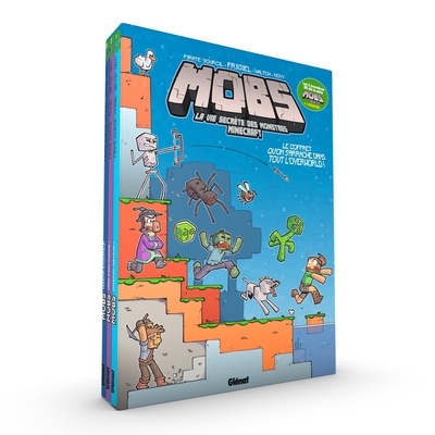 Mobs, la vie secrète des monstres minecraft - coffret tomes 01 à 03 - Image principale