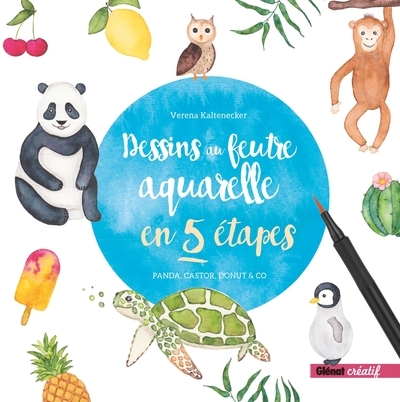 Dessins au feutre aquarelle en 5 étapes - Image principale