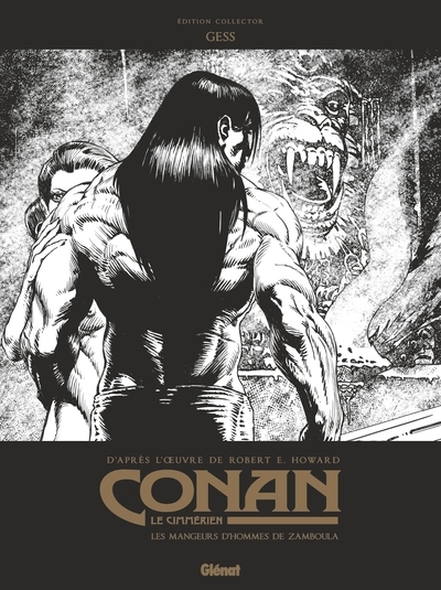 Conan le cimmérien - les mangeurs d'hommes de zamboula n&b - Image principale