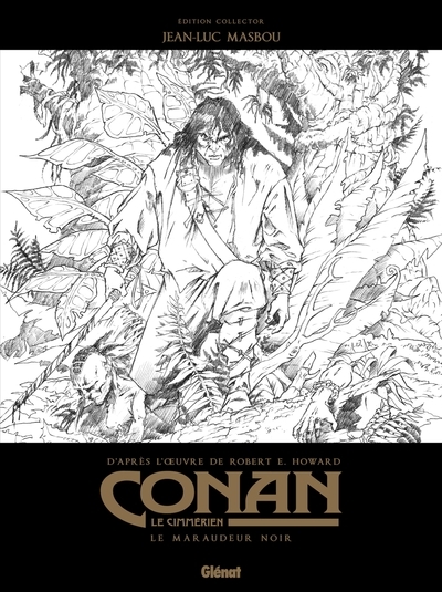 Conan le cimmérien - le maraudeur noir n&b - Image principale