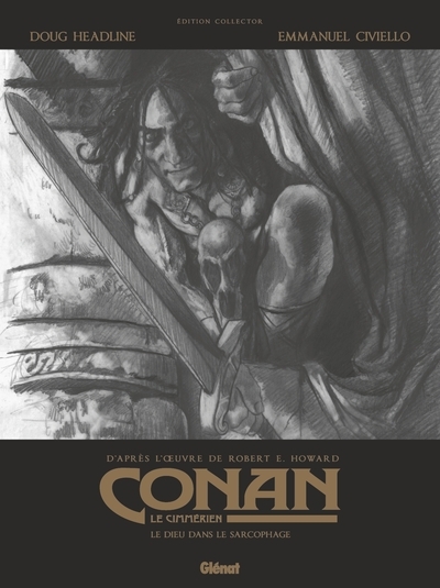 Conan le cimmérien - le dieu dans le sarcophage n&b - Image principale