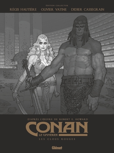 Conan le cimmérien - les clous rouges n&b - Image principale