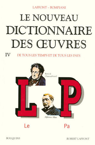 Nouveau dictionnaire des oeuvres - tome 4 - Image principale