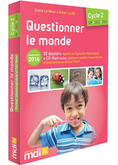Mdi questionner le monde - fichier cycle 2 + cd - Image principale