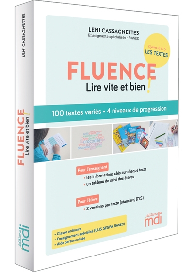 Fluence - 100 textes pour lire vite et bien ! - Image principale