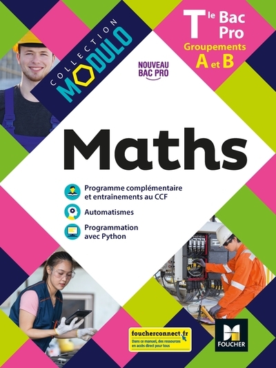 Modulo - maths - tle bac pro groupements a et b - éd. 2021 - livre élève - Image principale