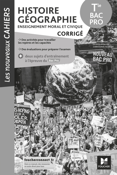Les nouveaux cahiers - histoire-geographie-emc - tle bac pro - éd. 2021 - corrigé - Image principale