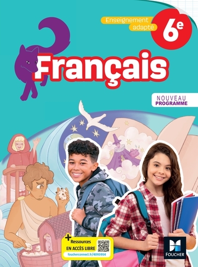 Cahier de français 6e enseignement adapté - éd. 2026 - livre élève - Image principale