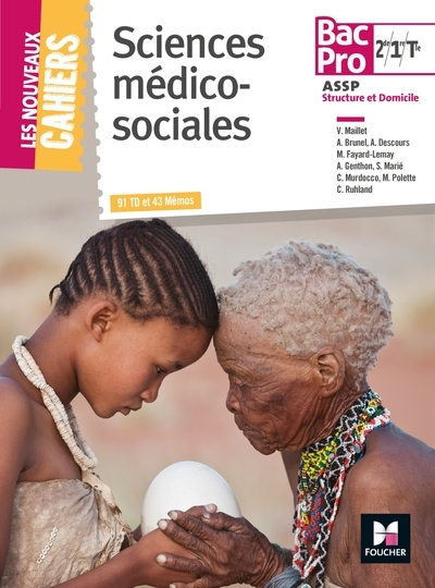 Les nouveaux cahiers - sciences médico-sociales - 2de/ 1re/ tle bac pro assp - Image principale