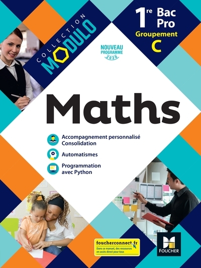 Modulo - mathematiques 1re bac pro groupement c - ed. 2020 - livre élève - Image principale