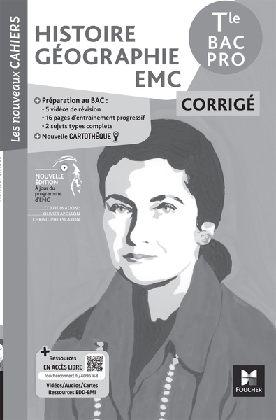Les nouveaux cahiers - histoire-géographie-emc - tle bac pro - éd. 2026 - corrigé - Image principale