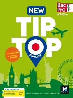 New tip-top english 1re/tle bac pro - éd. 2017 - manuel élève - Image principale