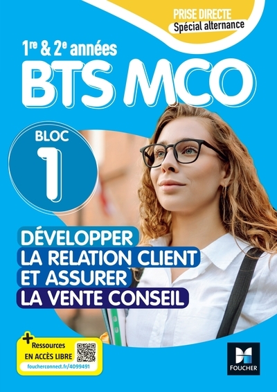 Prise directe - bloc 1 développer la relation client - bts mco 2026 - livre élève - Image principale