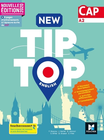 New tip top english cap - ed. 2020 - livre élève - Image principale