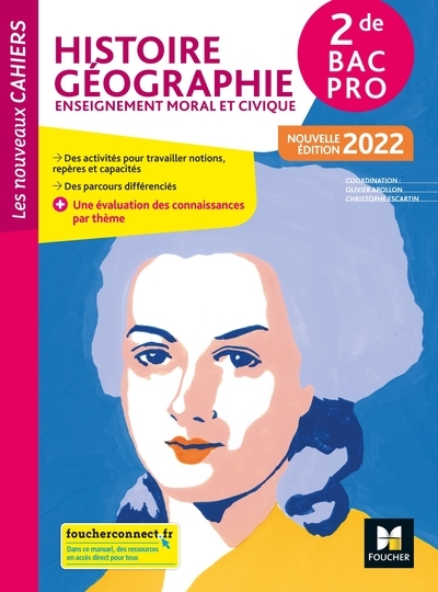 Les nouveaux cahiers - histoire-geographie-emc 2de bac pro - éd. 2022 - livre élève - Image principale