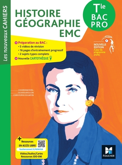 Les nouveaux cahiers - histoire-géographie-emc - tle bac pro - éd. 2026 - livre élève - Image principale
