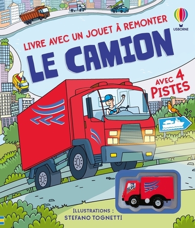 Le camion - livre avec jouet à remonter - dès 3 ans - Image principale