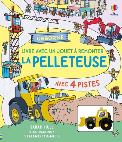 La pelleteuse - livre avec un jouet à remonter - dès 3 ans - Image principale