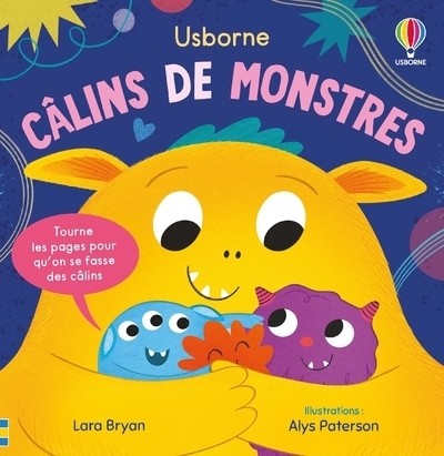 Câlins de monstres - mon livre des câlins - dès 1 an - Image principale