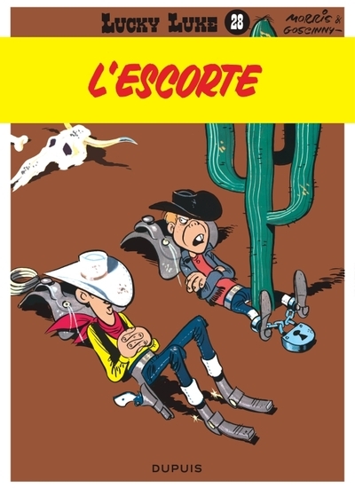 Lucky luke - tome 28 - l'escorte - Image principale