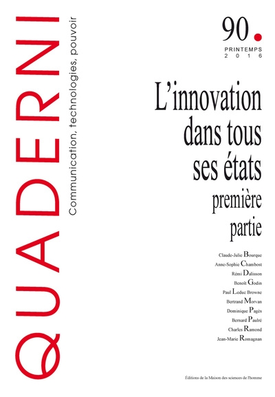Quaderni, n° 90/printemps 2016 - Image principale