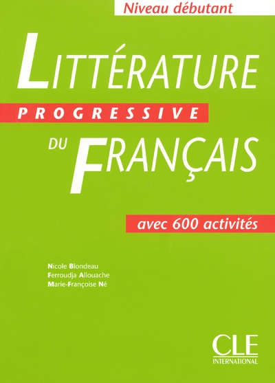 Litterature progressive du francais niv debutant - Image principale