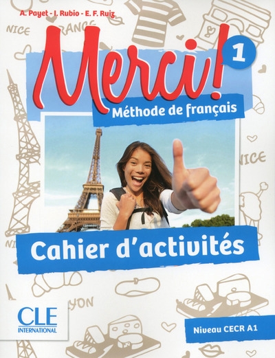 Merci fle n.1 cahier d'exercices - Image principale