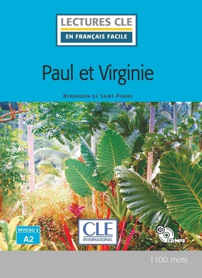 Paul et virginie niveau a2 + cd 2è éd. - Image principale