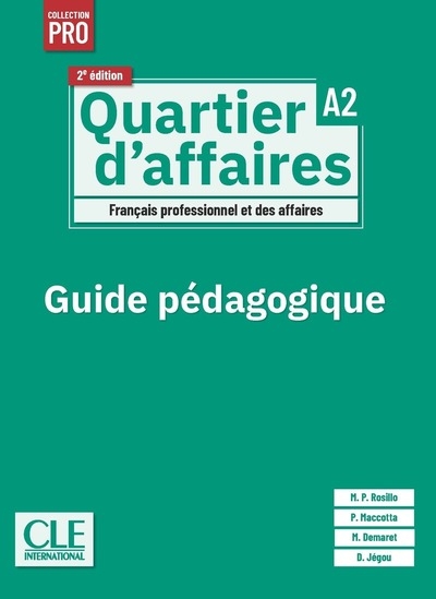 Quartier d'affaires livre du professeur niveau a2 - 2ème édition - Image principale
