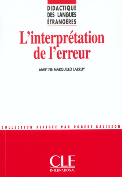 Didactique des langues etrangeres l'interpretationde l'erreur - Image principale