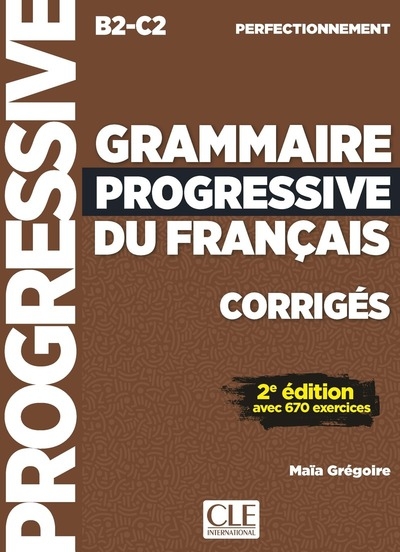 Corrigés grammaire progressive niveau perfectionnement nelle édition - Image principale