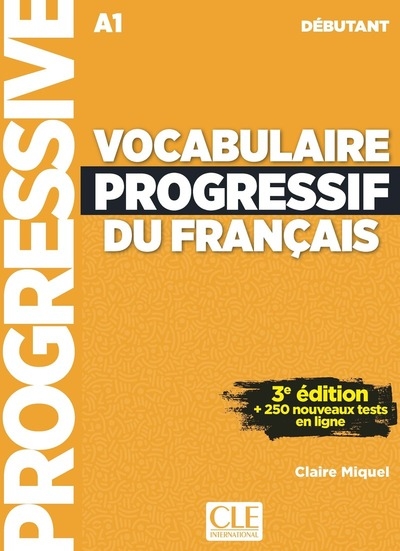 Vocabulaire progressif du français débutant + appli 3è éd. - Image principale