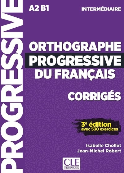 Corrigés orthographe progressive niveau intermédiaire nc - Image principale
