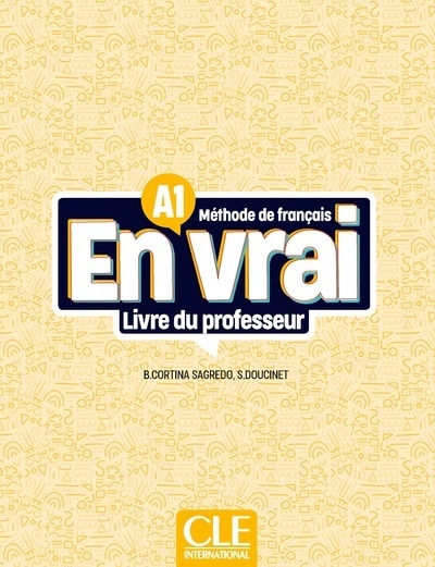 En vrai livre du professeur niveau a1 - Image principale