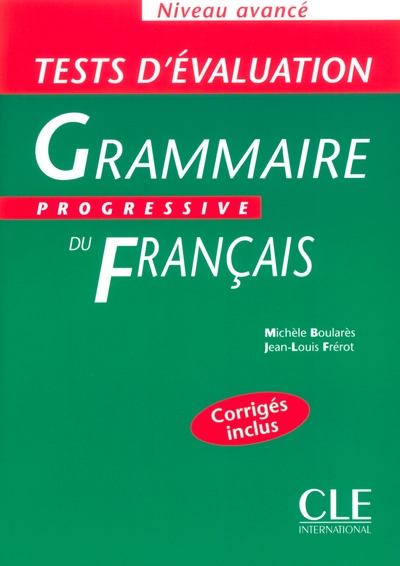 Tests évaluation grammaire progressive du français niveau avancé - Image principale