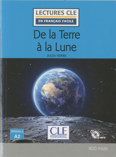 Lcf niveau a2 de la terre à la lune + cd audio - Image principale