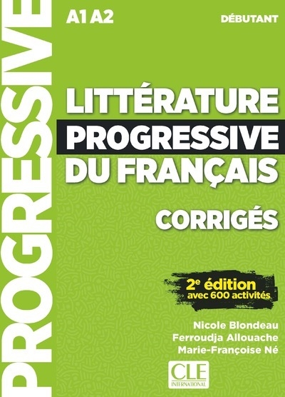 Corrigés littérature débutant progressive français2e edition - Image principale
