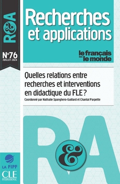 Recherche et applications no 76 - Image principale