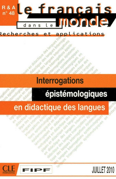Interrogations epistemologiques en didactique deslangues - recherches et applications n48 - Image principale