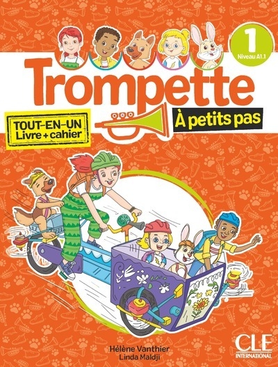 Trompette 1 à petits pas élève + exercices niveau a1.1 - Image principale