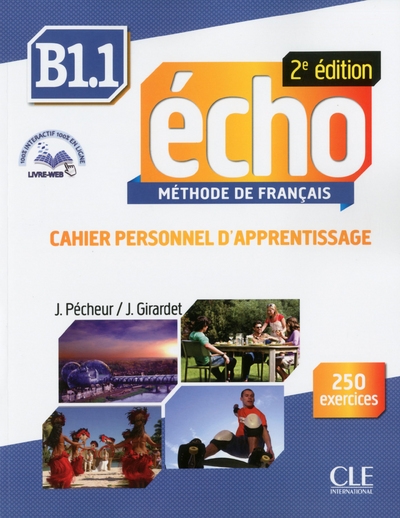 Echo b1.1 cahier d'apprentissage +cd audio 2ed - Image principale