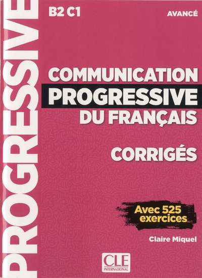 Corrigés communication progressive du français avancé nc - Image principale